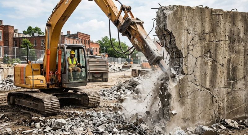 Concrete Wall Removal in Sacramento, CA