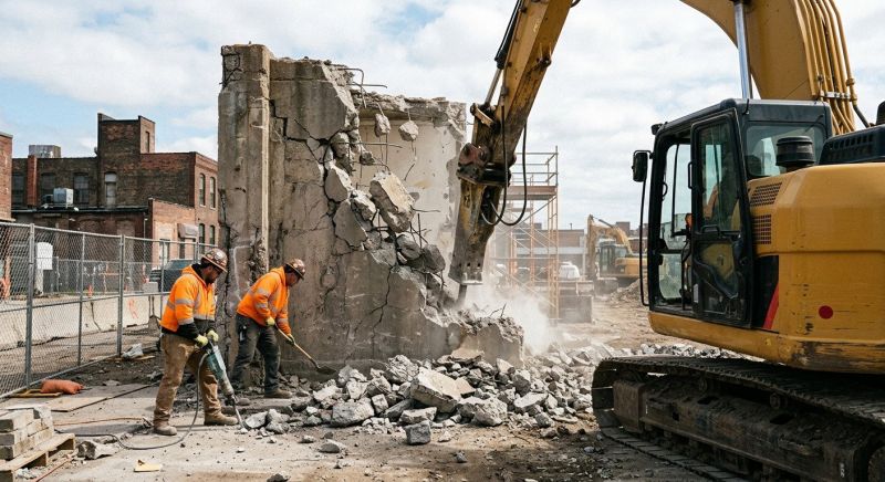Walkway Demolition in Sacramento, CA